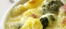 PATATAS Y BRÓCOLI GRATINADOS AL HORNO CON BECHAMEL LIGHT